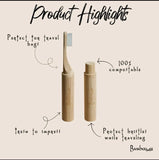 Bamboo plastic free toothbrush