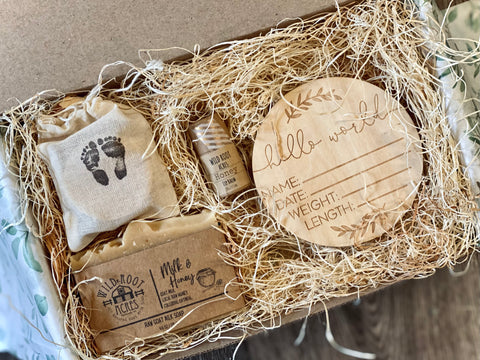 Baby and mom Goat Milk Soap Gift box