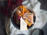 Soap gift set w/ ceramic soap dish