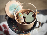 Easter basket goat milk soap bundle
