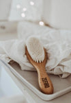 Baby brush ( wood goat hair brush)